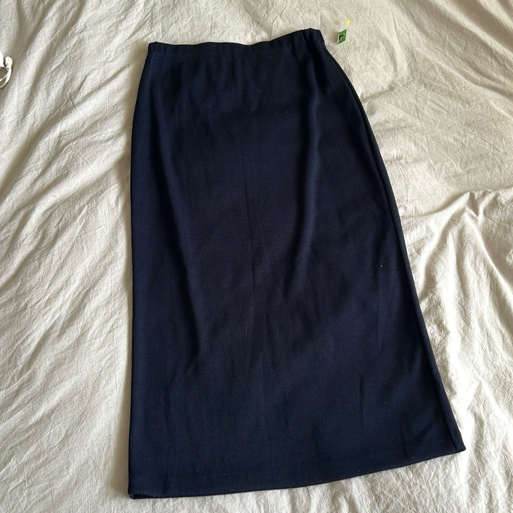 Navy Maxi Skirt